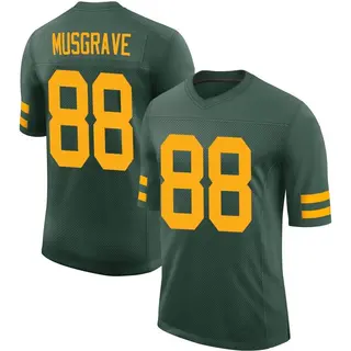 Green Bay Packers Men's Luke Musgrave Limited Alternate Vapor Jersey - Green