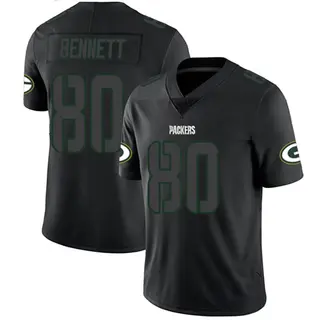 Green Bay Packers Men's Martellus Bennett Limited Jersey - Black Impact
