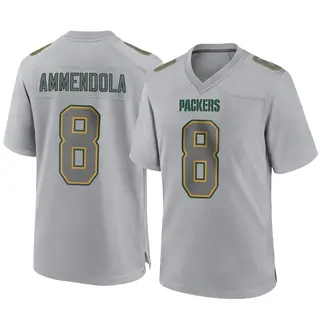 Green Bay Packers Men's Matt Ammendola Game Atmosphere Fashion Jersey - Gray