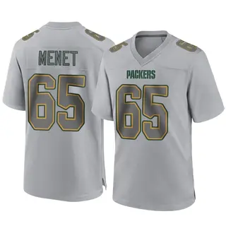 Green Bay Packers Men's Michal Menet Game Atmosphere Fashion Jersey - Gray