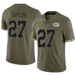 Green Bay Packers Men's Patrick Taylor Limited 2022 Salute To Service Jersey - Olive
