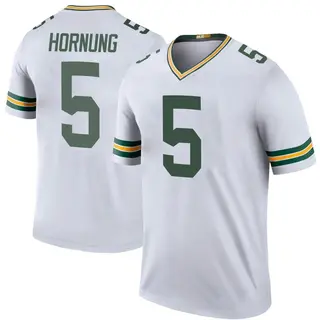 Green Bay Packers Men's Paul Hornung Legend Color Rush Jersey - White