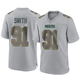 Green Bay Packers Men's Preston Smith Game Atmosphere Fashion Jersey - Gray