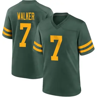 Green Bay Packers Men's Quay Walker Game Alternate Jersey - Green