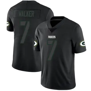 Green Bay Packers Men's Quay Walker Limited Jersey - Black Impact