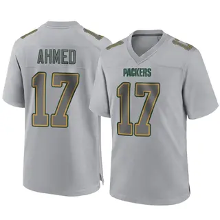 Green Bay Packers Men's Ramiz Ahmed Game Atmosphere Fashion Jersey - Gray