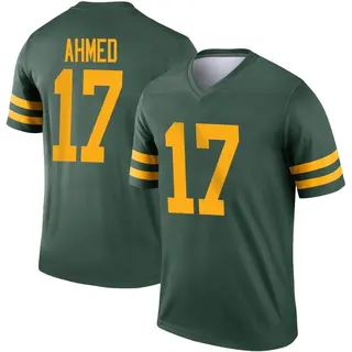 Green Bay Packers Men's Ramiz Ahmed Legend Alternate Jersey - Green