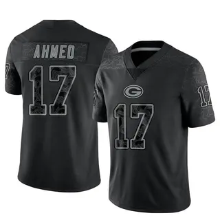 Green Bay Packers Men's Ramiz Ahmed Limited Reflective Jersey - Black