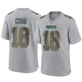 Green Bay Packers Men's Randall Cobb Game Atmosphere Fashion Jersey - Gray