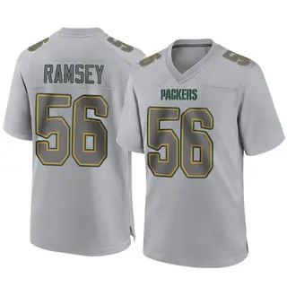 Green Bay Packers Men's Randy Ramsey Game Atmosphere Fashion Jersey - Gray