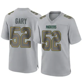Green Bay Packers Men's Rashan Gary Game Atmosphere Fashion Jersey - Gray