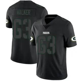 Green Bay Packers Men's Rasheed Walker Limited Jersey - Black Impact
