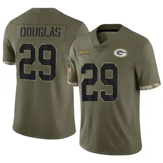 Green Bay Packers Men's Rasul Douglas Limited 2022 Salute To Service Jersey - Olive