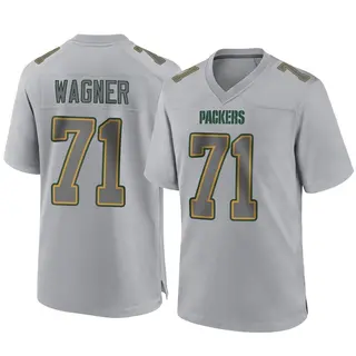Green Bay Packers Men's Rick Wagner Game Atmosphere Fashion Jersey - Gray