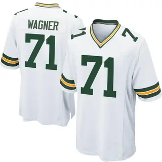 Green Bay Packers Men's Rick Wagner Game Jersey - White
