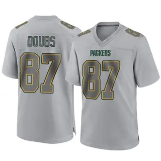 Green Bay Packers Men's Romeo Doubs Game Atmosphere Fashion Jersey - Gray