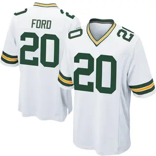 Green Bay Packers Men's Rudy Ford Game Jersey - White