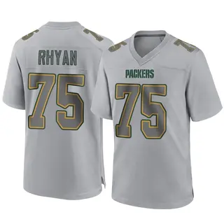 Green Bay Packers Men's Sean Rhyan Game Atmosphere Fashion Jersey - Gray