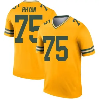 Green Bay Packers Men's Sean Rhyan Legend Inverted Jersey - Gold