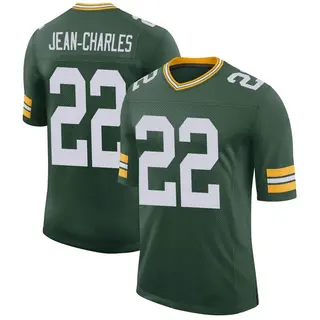 Green Bay Packers Men's Shemar Jean-Charles Limited Classic Jersey - Green