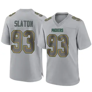 Green Bay Packers Men's T.J. Slaton Game Atmosphere Fashion Jersey - Gray