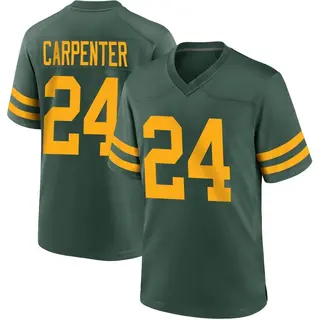 Green Bay Packers Men's Tariq Carpenter Game Alternate Jersey - Green