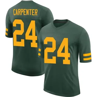 Green Bay Packers Men's Tariq Carpenter Limited Alternate Vapor Jersey - Green
