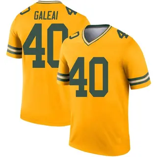 Green Bay Packers Men's Tipa Galeai Legend Inverted Jersey - Gold