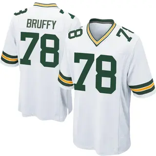 Green Bay Packers Men's Travis Bruffy Game Jersey - White