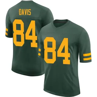 Green Bay Packers Men's Tyler Davis Limited Alternate Vapor Jersey - Green