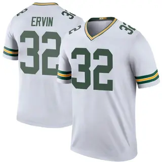 Green Bay Packers Men's Tyler Ervin Legend Color Rush Jersey - White