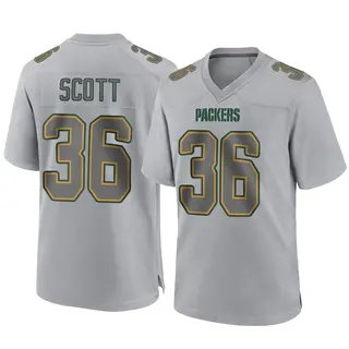 Green Bay Packers Men's Vernon Scott Game Atmosphere Fashion Jersey - Gray