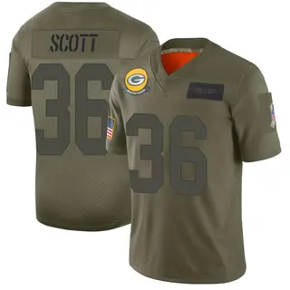 Green Bay Packers Men's Vernon Scott Limited 2019 Salute to Service Jersey - Camo