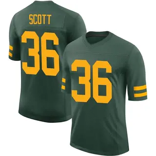 Green Bay Packers Men's Vernon Scott Limited Alternate Vapor Jersey - Green