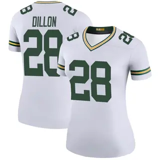 Green Bay Packers Women's AJ Dillon Legend Color Rush Jersey - White