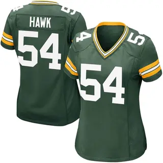 Green Bay Packers Women's A.J. Hawk Game Team Color Jersey - Green