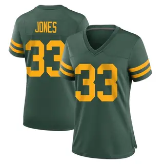 Green Bay Packers Women's Aaron Jones Game Alternate Jersey - Green