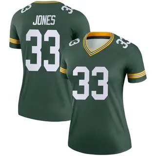 Green Bay Packers Women's Aaron Jones Legend Jersey - Green