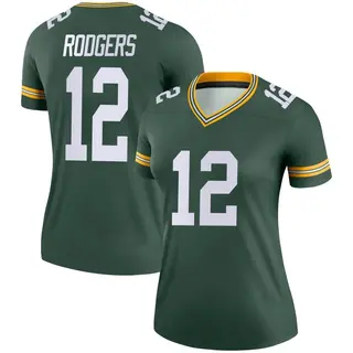 Green Bay Packers Women's Aaron Rodgers Legend Jersey - Green