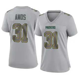 Green Bay Packers Women's Adrian Amos Game Atmosphere Fashion Jersey - Gray