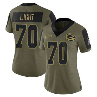 Green Bay Packers Women's Alex Light Limited 2021 Salute To Service Jersey - Olive