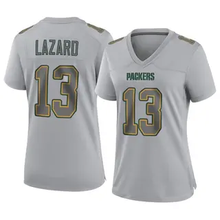 Green Bay Packers Women's Allen Lazard Game Atmosphere Fashion Jersey - Gray
