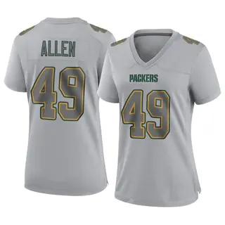 Green Bay Packers Women's Austin Allen Game Atmosphere Fashion Jersey - Gray