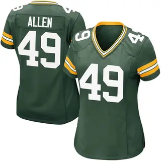 Green Bay Packers Women's Austin Allen Game Team Color Jersey - Green