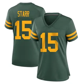 Green Bay Packers Women's Bart Starr Game Alternate Jersey - Green