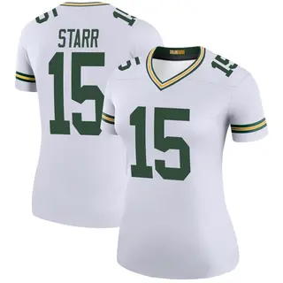 Green Bay Packers Women's Bart Starr Legend Color Rush Jersey - White