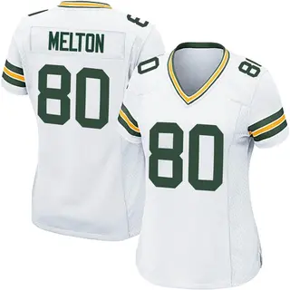 Green Bay Packers Women's Bo Melton Game Jersey - White