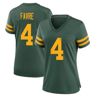 Green Bay Packers Women's Brett Favre Game Alternate Jersey - Green