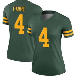 Green Bay Packers Women's Brett Favre Legend Alternate Jersey - Green