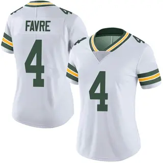 Green Bay Packers Women's Brett Favre Limited Vapor Untouchable Jersey - White